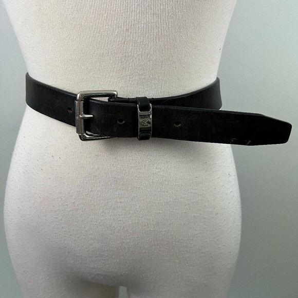 CALVIN KLEIN Black Leather Belt - Picture 2 of 5